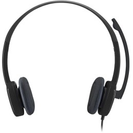 Logitech Headset Stereo H151/ drátová sluchátka + mikrofon/ 3,5 mm jack/ černá