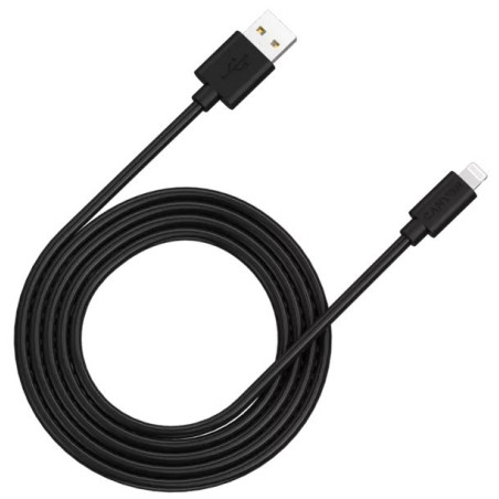 CANYON nabíjecí kabel Lightning MFI-12, 26MB/s, 5V/2.4A, Apple certifikát, délka 2m, bílá