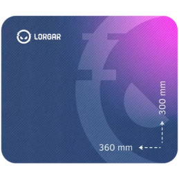 LORGAR podložka pod myš MAIN 133 (M), 360 x 300 x 3mm
