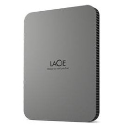 LaCie HDD External Mobile Drive Secure (2.5'/5TB/ USB 3.1 TYPE C), Space Gray