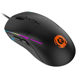 CANYON Herní drátová myš SHADDER GM-321, optická, RGB, až 7200 DPI, 6tl. programovatelných, černá