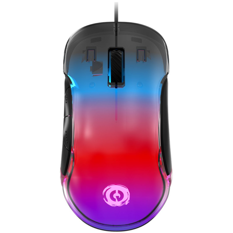 CANYON Herní drátová myš BRAVER GM-728, optická, RGB, až 12 800 DPI, 7tl. programovatelných, černá