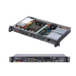 SUPERMICRO 1U server D-1736NT(8C/16T), 4x RDIMM, 1x3.5 /4x2.5(opt) SATA3, 4x1GbT,2x25GbSFP28, 200W, IPMI