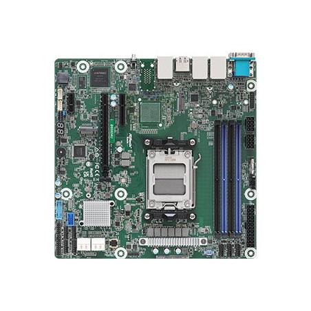 ASRock Rack B650D4U - AM5, B650E, 4xDDR5 ECC/nonECC UDIMM, 4x SATA, 2xM.2, 3x PCIe, 2x1GB Lan, IPMI