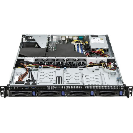ASRock Rack 1U4LW-B650/2L2T - AM5, B650, 4xDDR5 ECC/nonECC UDIMM, 4x3,5"HS SATA, 1xM.2, 1xPCIe, 1x400W, IPMI