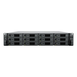 Synology SA3610 12-bay NAS, rack 2U, Intel Xeon D-1567, 16GB ECC, 2x PCIe, SAS/SATA, 2/4x 10/1GbE, eSATA, 2x zdroj