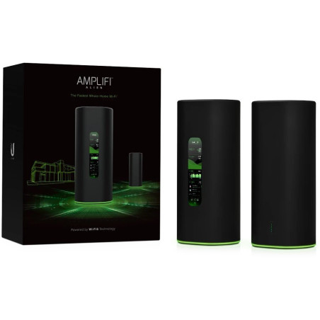 Ubiquiti Router + MeshPoint AmpliFi Alien AFI-ALN, WiFi 6, 2.4GHz + 5GHz, wireless