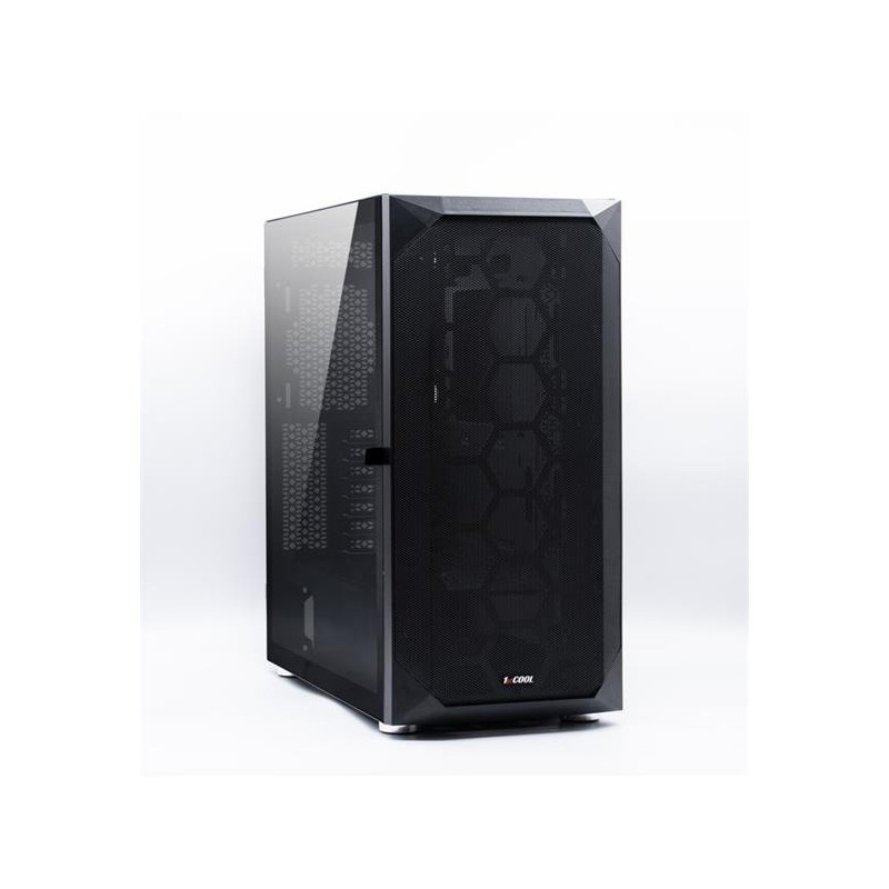 1stCOOL MiddleTower Wind Storm Black, E-ATX, USB3.0, čierna