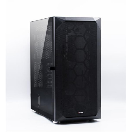 1stCOOL MiddleTower Wind Storm Black, E-ATX, USB3.0, čierna
