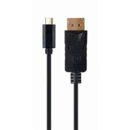 Gembird kábel USB-C (M) na DisplayPort (M), 4K, 60Hz, 2m kábel, čierny