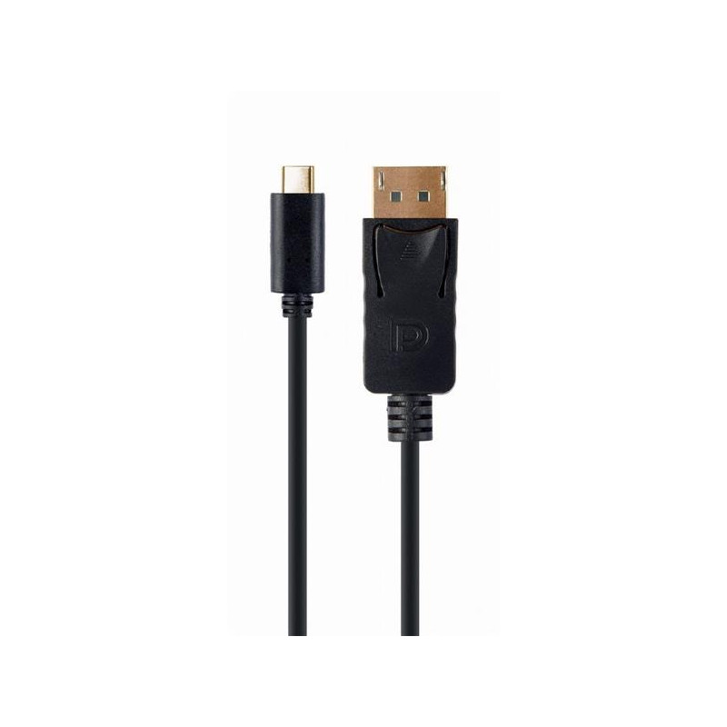Gembird kábel USB-C (M) na DisplayPort (M), 4K, 60Hz, 2m kábel, čierny