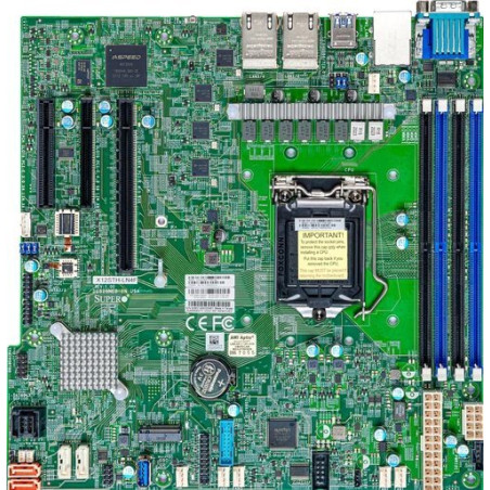 SUPERMICRO MB LGA1200 (Xeon E3-2300), C252, 4xDDR4, 6xSATA3, M.2, 4xPCIe4.0 (x8, 2 x4, x2), VGA, 4x LAN, IPMI