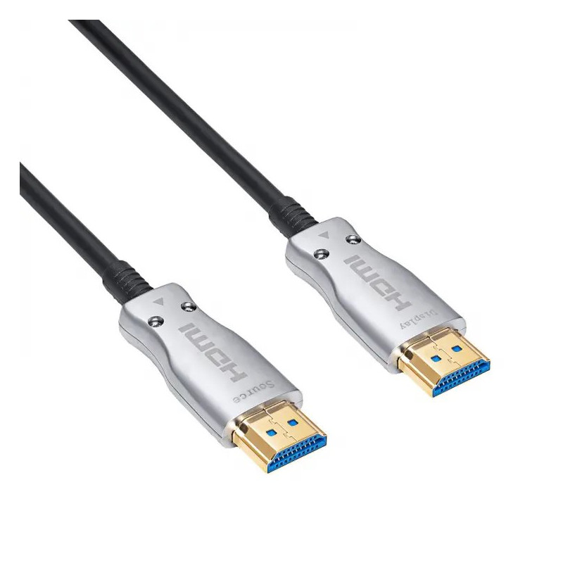Akyga Kabel HDMI 2.1 (M), optický AOC 48Gbps 8K, černý 5m
