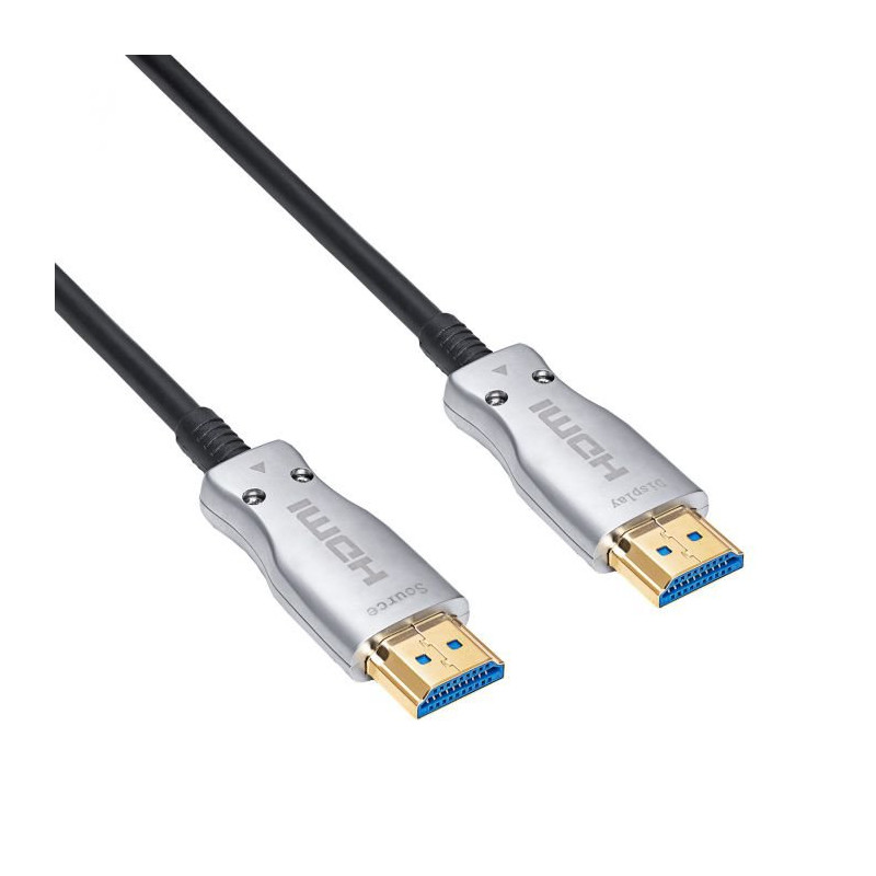 Akyga Kabel HDMI 2.1 (M), optický AOC 48Gbps 8K, černý 10m