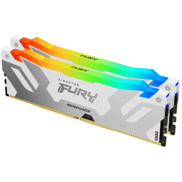 Kingston FURY Renegade White DDR5 32GB (Kit 2x16GB) 6400MT/s DIMM CL32 RGB XMP