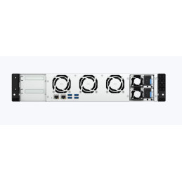 QNAP TS-855eU-RP-8G (2,8GHz, 8GB RAM, 8x SATA, 2x 2,5GbE, 2x M.2 NVMe, 2x PCIe, malá hloubka)