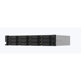 QNAP TS-1264U-RP-8G (4core 2,9GHz, 8GB RAM, 12x SATA, 2x 2,5GbE, 1x PCIe, 1x HDMI, 4x USB, 2x zdroj)