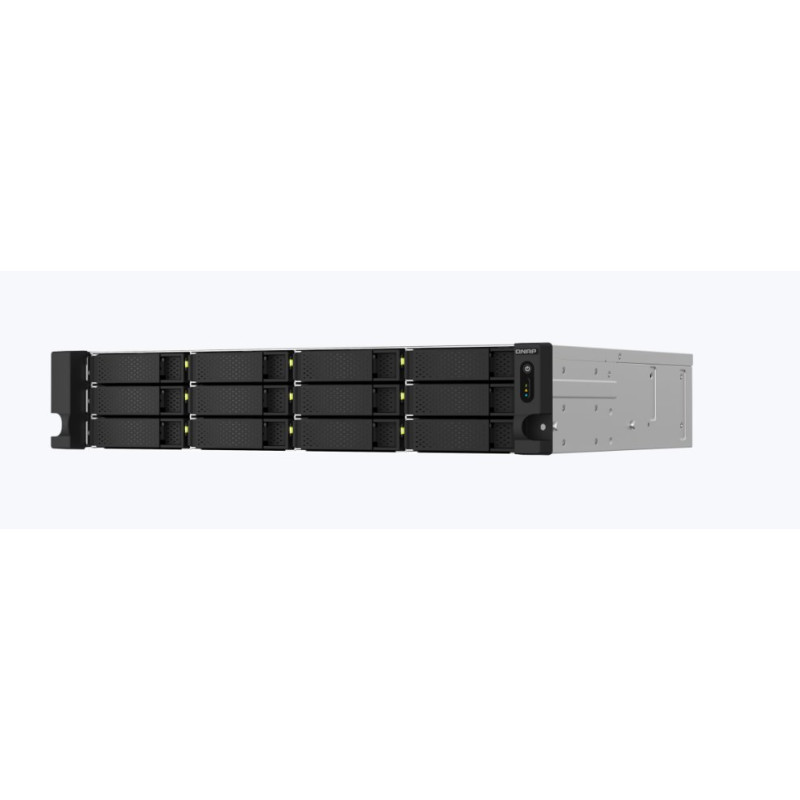 QNAP TS-1264U-RP-8G (4core 2,9GHz, 8GB RAM, 12x SATA, 2x 2,5GbE, 1x PCIe, 1x HDMI, 4x USB, 2x zdroj)