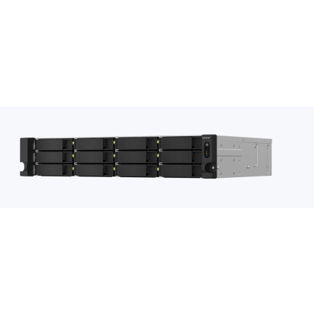 QNAP TS-1264U-RP-8G (4core 2,9GHz, 8GB RAM, 12x SATA, 2x 2,5GbE, 1x PCIe, 1x HDMI, 4x USB, 2x zdroj)