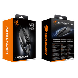 COUGAR herní myš drátová AIRBLADER čip PMW3389 16000dpi 62g light weight