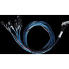 ARECA int. SlimlineSAS x8 SFF-8654 straight to 8x SATA + 2x sideband cable, 75cm