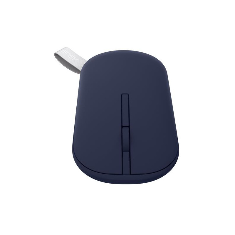 ASUS MOUSE Marshmallow MD100 modra & biela- optická bezdrôtová myš, modra,BT+2.4GHZ, 2 farebné kryty