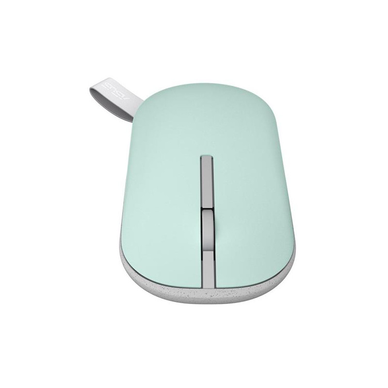 ASUS MOUSE Marshmallow MD100 zelena & ružová - optická bezdrôtová myš, zelena,BT+2.4GHZ, 2 farebné kryty