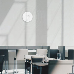 AX5400 Ceiling Mount Dual-Band Wi-Fi 6 Access Point PORT: 1×2.5 Gigabit RJ45 Port SPEED:574Mbps at 2.4 GHz + 4804 Mbps