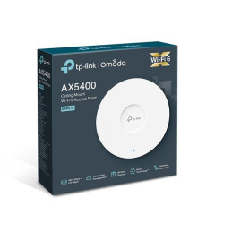AX5400 Ceiling Mount Dual-Band Wi-Fi 6 Access Point PORT: 1×2.5 Gigabit RJ45 Port SPEED:574Mbps at 2.4 GHz + 4804 Mbps
