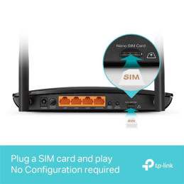 AC1200 4G LTE Advanced Cat6 Gigabit Router Build-In 300Mbps 4G+ LTE Advanced Modem SPEED: 867 Mbps at 5 GHz + 300 Mbps a