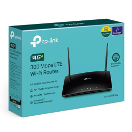 AC1200 4G LTE Advanced Cat6 Gigabit Router Build-In 300Mbps 4G+ LTE Advanced Modem SPEED: 867 Mbps at 5 GHz + 300 Mbps a