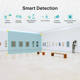4MP Full-Color Dome Network Camera SPEC: H.265+/H.265/H.264+/H.264, 1/3" Progressive Scan CMOS, Color/0.005 Lux@F1.6, 0