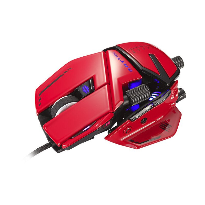 Mad Catz herní optická myš R.A.T. 8+ ADV červená
