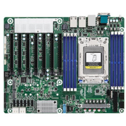 ASRock Rack WRX80D8-2T - sWRX8, WRX80, 8xDDR4 ECC/nonECC UDIMM, ECC RDIMM/LRDIMM, 12x SATA, 2xM.2, 7x PCIe, 2x10GB Lan,