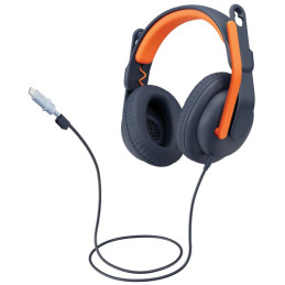 Logitech Zone Learn - CLASSIC BLUE - USB-C OVER EAR