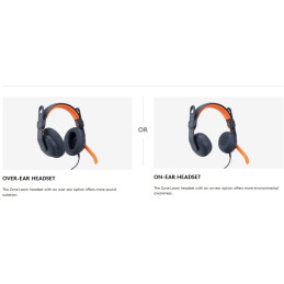 Logitech Zone Learn - CLASSIC BLUE - 3.5mm OVER EAR