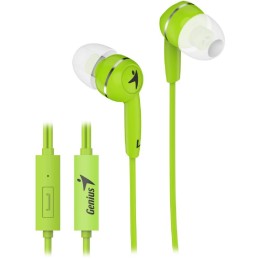 GENIUS headset HS-M320/ zelený/ 4pin 3,5 mm jack