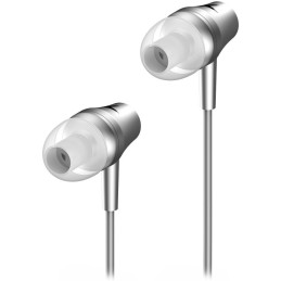 GENIUS headset HS-M360/ stříbrný/ 4pin 3,5 mm jack