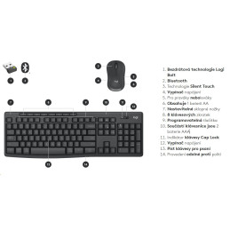 Logitech Wireless Combo MK370 for Business GRAPHITE - US INT'L