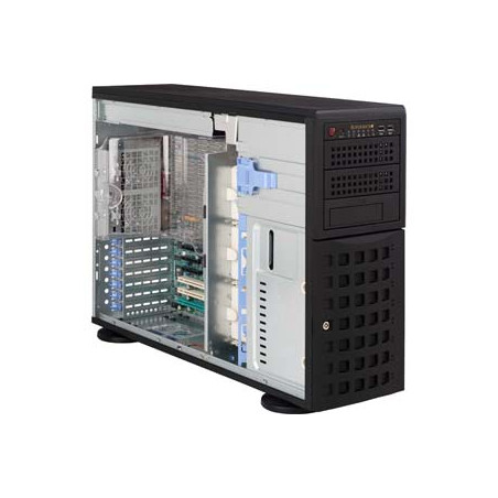 SUPERMICRO Tower/4U 8x 3,5" HS SAS/SATA, 2x 5,25", 1x 5,25" pro 3,5", 2x920W 5YRS
