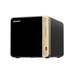 QNAP NAS desktop TS-464-8G (2,9GHz / 4GB RAM / 4x 3.5" SATA / 1xHDMI 2.0 / 2xPCIe / 2x2,5GbE / 2xUSB 2.0 / 2xUSB 3.2)