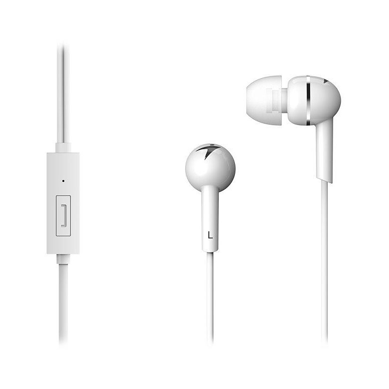 GENIUS headset HS-M300/ bílý/ 4pin 3,5 mm jack