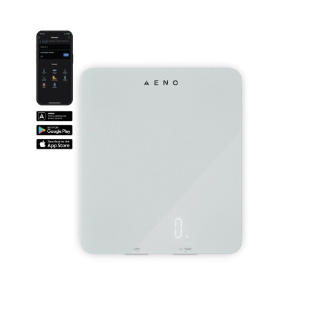 AENO Chytrá kuchyňská váha KS1 - 2g až 8kg s přesností na 1g, bluetooth, bílá