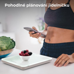 AENO Chytrá kuchyňská váha KS1 - 2g až 8kg s přesností na 1g, bluetooth, bílá