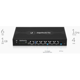 Ubiquiti EdgeRouter ER-6P, 5x RJ-45 PoE + 1x SFP