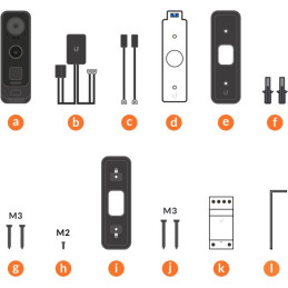 Ubiquiti Video zvonek UniFi Protect UVC-G4 Doorbell Pro, Duální kamera, 5Mpx 24fps s Infra + 8Ppx 2fps