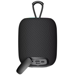 CANYON reproduktor BSP-8, RGB, BT V5.2, BLUETRUM AB5362B, 1x10W, USB-C, USB-A, microSD, AUX, černá