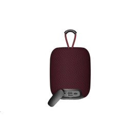 CANYON reproduktor BSP-8, RGB, BT V5.2, BLUETRUM AB5362B, 1x10W, USB-C, USB-A, microSD, AUX, červená