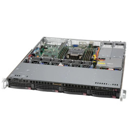 SUPERMICRO 1U server 1x 4189, 8x DDR4, 4x 3,5 SATA/NVMe, PCIe4 x16, 2x M.2, 2x 400Wp