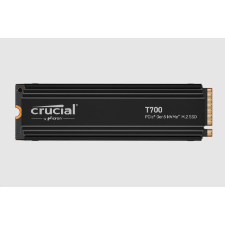 Crucial SSD 4TB T700 PCIe Gen5 NVMe TLC M.2 s chladičem